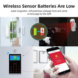 1 x RAW Customer Returns PGST Alarm System Complete Set, WiFi GSM 2G Wireless Home Burglar Alarm System Kit Tuya Smartlife APP Alexa, with Siren Window Door Sensor Security for Home, Office - RRP €120.0