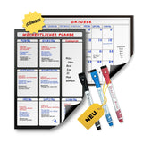 1 x RAW Customer Returns Previs Pack Magnetic Monthly Planner Magnetic Weekly Planner for Fridge and Desk - Organizer with Magnet - Jorn Adaplaner, Shopping, Rutina, Studio, Work - RRP €18.14