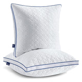 1 x RAW Customer Returns BedStory pillow 80x80, set of 2 pillows 80x80 with zipper, 2x1500g microfiber pillow height adjustable, sleeping pillow breathable washable for allergy sufferers side sleepers, Oeko certified - RRP €56.56