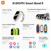 1 x RAW Customer Returns Xiaomi Mi Smart Band 8 - 60 Hz and 1.62 AMOLED panel, Heart Rate Monitoring, 150 Sports Modes, up to 16 days of autonomy, Free, Full, Black - RRP €47.96