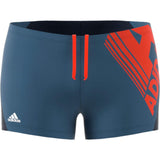 1 x RAW Customer Returns adidas Fit Bx Bos CB Men s Swim Trunks, Tintec, 4 - RRP €21.25