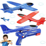 1 x Brand New Shengruili Catapult Airplane Toy, Model Foam Airplane Carrier Rocket, Airplane Outdoor Sports Toy, Glider Styrofoam, Airplane Styrofoam Outdoor Interactive Games - RRP €17.33