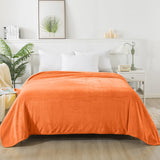 1 x RAW Customer Returns HOZY cuddly blanket, fluffy blanket, fleece blanket - cuddly blanket, 220 x 240 cm, orange, XXL fleece blanket, sofa blankets, warm blanket, couch blanket, dog blanket, sofa blanket, fluffy, sofa throw blanket - RRP €30.99