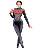 1 x RAW Customer Returns Olanstar Women Spiderman One Piece Costume Superhero Costume Halloween Anime Cosplay Carnival Party - RRP €33.71