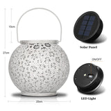 1 x RAW Customer Returns Solar lantern for outdoors, Infankey solar lantern, IP65 waterproof, solar lamps for outdoors hanging for garden, patio, porch, lawn, yard, walkway - RRP €26.21