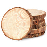 1 x RAW Customer Returns Philorn Wooden Discs 6 Pieces Round Tree Discs 16-17cm Wood Log Discs, Wooden Discs for Crafting Decoration for DIY Crafts, Wedding Centerpieces, Christmas Decoration, Tree Disc Buy Large - RRP €17.0