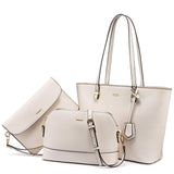 1 x RAW Customer Returns LOVEVOOK handbag women s shoulder bag shopper bag tote bag women s large designer elegant shoulder bag handle bag set 3-piece set - beige - RRP €44.26