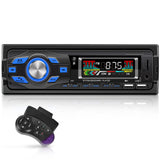 1 x RAW Customer Returns Multimedia car radio Bluetooth, NHOPEEW 12V 1 Din Poste Radio Voiture remote control with MP3 USB, Aux in, hands-free system stereo 4 x 65 W Supports iOS, Android - RRP €22.8