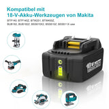 1 x RAW Customer Returns XNJTG 2 pieces 5.5Ah, 18V replacement battery for Makita 18V battery BL1850 BL1850B BL1840 BL1830 with 14.4V-18V charger replace for Makita charger DC18RC - RRP €84.7