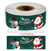 2 x Brand New Merry Christmas Stickers Self-Adhesive Pack of 240 Christmas Gift Stickers Round Christmas Stickers Labels Merry Christmas Round Stickers for Gift Bags Paper Bags Christmas Card - RRP €40.8