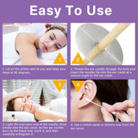 1 x RAW Customer Returns MOLOVA ear candles for cleaning earwax, 16 pieces natural ear candles for cleaning, non-toxic, cylindrical with safety filter, protective discs and cotton swabs - RRP €22.8