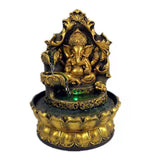 1 x RAW Customer Returns Ganesha Statues Water Fountain Indoor, Elephant Buddah Statute Tabletop Fountain with Roller Ball, Zen Fountain for Home Office Bedroom Desk Decoration Style 2  - RRP €40.33