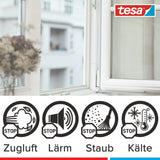 1 x RAW Customer Returns Tesa tesamoll P-profile rubber seal for windows and doors brown P-profile, 25m - RRP €19.07