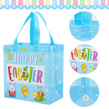 1 x Brand New Pack of 6 Easter egg hunt bags with handles, Easter bags for filling, reusable Easter gift bags, Easter bags, multifunctional Easter bags, gift bags, presents, party accessories - RRP €13.1