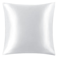 1 x Brand New PiccoCasa silk pillowcase 25 Momme 100 silk pillowcase for hair and skin with hotel closure soft and smooth pillowcase cushion cover, 1 piece silver grey 80 80cm - RRP €59.99