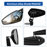 1 x RAW Customer Returns 2 pieces bicycle mirror HD 360 rotatable bicycle rear view mirror bicycle mirror for handlebar mirror 17-19 mm, bicycle rear view mirror for bicycle, mountain bike - RRP €15.89