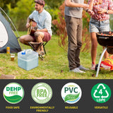 7 x Brand New DN DENNOV water canister foldable 3 10L , drinking water canister, canister 10l, emergency water bucket, water canister for camping, outdoor etc, water container, BPA-free, with screw lid, 100 leak-proof. - RRP €190.54