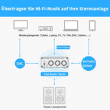 1 x RAW Customer Returns Fosi Audio TB10A 2 Channel Stereo Audio Amplifier Receiver Mini Hi-Fi Class D Integrated Amplifier 2.0CH for Home Speakers 100W x2 with Bass and Treble Control TPA3116 - RRP €85.99