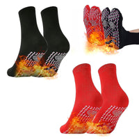 8 x Brand New Slimming Health Socks, Self-Heating Socks, Foot Warmer Socks, Winter Thermal Socks Heated Socks, Self-Heating Socks, Tourmaline Slimming Health Socks, Black, 2 Pairs - RRP €70.72