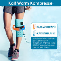 2 x RAW Customer Returns Comfytemp Universal Cooling Cuff 2 pieces Cooling Pads for Arm Calf Knee Elbow Leg Shoulder Neck with 3 Velcro Straps, 30 x 30 cm Cold Warm Compress Cooling Pad Reusable Ice Pack - RRP €47.98