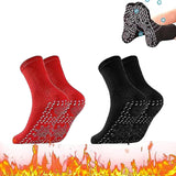 7 x Brand New Self-Heating Socks, Heated Socks, Magnetic Socks, Tourmaline Self-Heating Socks, Thermal Socks for Men Women, Tourmaline Socks for Camping, Hiking, Fishing, Cycling, 2 Pairs Black, Red  - RRP €210.0