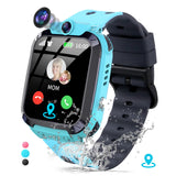 1 x RAW Customer Returns JUBUNRER Smartwatch Kids GPS Tracker Children GPS Watch Phone Watch Watches for Children Phone Watch Waterproof IP68 Alarm Clock HD Photo Puzzle Games GPS and Phone Kids Watch Girls Boys Children Gifts - RRP €53.44