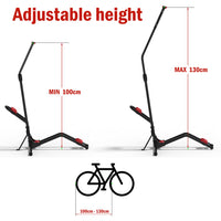 1 x RAW Customer Returns Stryser Floor Bicycle Stand Vertical Parking 3 support points  - RRP €59.99