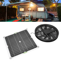 1 x RAW Customer Returns VBESTLIFE Solar Panel Fan, 3000RPM Waterproof Greenhouse Fan with Metal Guard Grille Suitable for Small Chicken Coops, Sheds, Pet Houses, Window Exhaust - RRP €40.33