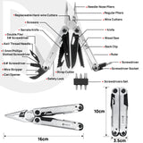 1 x RAW Customer Returns BIBURY Multipurpose Pliers, Stainless Steel Multifunction Pliers, Gift for Men, Father s Day Gift, Birthday Gifts for Men, Anniversary Gift for Him, Camping Accessories, Multitool, Gift for Him - RRP €39.99