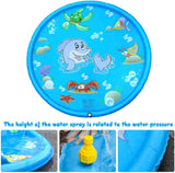 1 x RAW Customer Returns KAHEIGN Splash Pad 170cm Sprinkler Water Play Mat, Water Toy Children s Toys for Outdoor Garden, Sprinkler Pad Summer Toy for Children from 2 3 Years and Pets - RRP €22.99