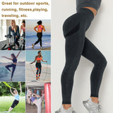 1 x RAW Customer Returns Tuopuda Leggings for Women High Waist Leggings Opaque Elastic Sports Trousers with Tummy Control Sports Leggings Long Tights Yoga Trousers Running Trousers Tights for Running Cycling Fitness A Black S - RRP €26.99