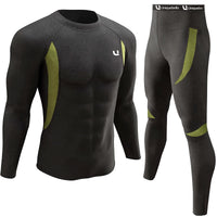 1 x RAW Customer Returns UNIQUEBELLA thermal underwear set, functional underwear, men s ski underwear, winter suit, ski thermal underwear, thermal underwear, undershirt underpants - RRP €26.21