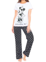 1 x RAW Customer Returns Disney Pajamas Women s Cotton Minnie Mouse Pajamas - Size L - RRP €23.15