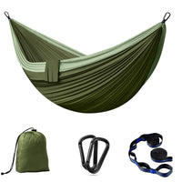 1 x RAW Customer Returns Hammock Outdoor Camping Hammocks 2 Persons 300 x 200 cm Ultralight Portable Travel Hammock up to 300 kg Load Capacity Parachute Nylon Garden Beach Double Hammock Breathable Hammock - RRP €29.99