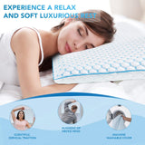 1 x RAW Customer Returns Iwacool Ultra Thin Cooling Memory Foam Pillow for Stomach and Back Sleepers Flat Stomach Sleeper Pillow with Bamboo Fabric Cover Washable for Sleeping - RRP €48.04