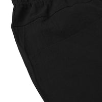 1 x RAW Customer Returns LVCBL Medieval Trousers Men s Retro Ankle Renaissance Viking Lounge Linen Trousers Black L - RRP €26.99