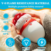 1 x Brand New Hand Warmer Rechargeable, USB Pocket Warmer with 6000 mAh Portable Power Bank Digital Electric Hand Warmer with 2 Heat Levels Winter Gifts for Women, Men, Families, Outdoor Sports - RRP €36.0