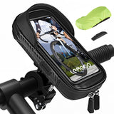 5 x RAW Customer Returns Mobile phone holder bicycle waterproof mobile phone holder motorcycle 360 rotating bicycle holder handlebar bag for 4.7-7 inch smartphone with rain cover bicycle bag bicycle handlebar holder bag - RRP €98.35