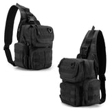 1 x RAW Customer Returns G4Free Tactical Chest Bag Military Shoulder Bag Chest Sling Pack Molle Army Crossbody Bag Military Shoulder Bag Single Strap Backpack for Travel Hiking Camping Trekking - RRP €33.23