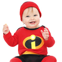 1 x RAW Customer Returns Disney Incredible Baby Boy Onesie The Incredibles Baby Clothing for Children Red 9-12 Months - RRP €22.98