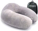 1 x RAW Customer Returns Ecosafeter Portable Travel Pillow - Perfect Neck Support Pillow, Luxury Compact Lightweight Quick Pack for Camping, Sleeping Pillow Grey  - RRP €12.1