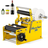 1 x RAW Customer Returns Hanchen Manual Round Bottle Labeling Machine, Labeling Machine, Label Applicator, MT-30 for Width 10-110mm, Length 10-300mm Labels with Handle  - RRP €267.25