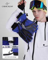 24 x Brand New Caracaleap Ski Gloves Men Women Snow Gloves Windproof Winter Waterproof Blue M - RRP €483.84