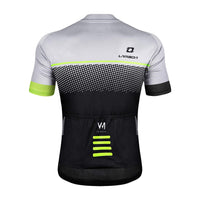 1 x RAW Customer Returns LAMEDA Short Sleeve Cycling Jersey Men Women Functional Shirt T-Shirt Jersey Elastic Breathable Quick Drying Fabric Cycling Jersey for Cycling Outdoor Sports Gray L  - RRP €29.99