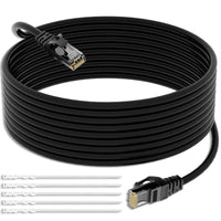 1 x RAW Customer Returns Mygatti 20M CAT5E Ethernet Network Cable, Outdoor Use Waterproof UTP Direct Burial LAN Patch Cable RJ45 24AWG 1.0Gbps 350MHz CCA UTP with 25 cable ties - RRP €16.73