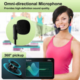 1 x RAW Customer Returns Wireless Microphone Headset, UHF Dual Wireless Microphones with LED Digital Display, Rechargeable Wireless Microphone for Tour Guides Lecturers Teaching Large Conference Activities - RRP €59.99