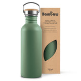 1 x RAW Customer Returns Bambaw stainless steel drinking bottle 750ml, non-insulated drinking bottle green, sustainable drinking bottle, outdoor drinking bottle sable green - RRP €15.94