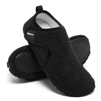 1 x RAW Customer Returns Heiiwarm slippers women plush slippers men slippers women winter fluffy slippers women slippers anti-slip light weight black 38 39 - RRP €11.68