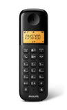 1 x RAW Customer Returns Philips cordless telephone D1602B 01 Duo - DECT telephone 2 pieces - house telephone with 1 6 inch display - phone book and caller number recognition - range 300 m - volume control - plastic - black - RRP €32.39