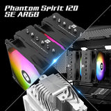 1 x RAW Customer Returns Thermalright Phantom Spirit 120SE ARGB CPU Air Cooler, 7 Heatpipes CPU Cooler, Dual 120mm TL-C12B-S V2 PWM Fans, AGHP 4.0 Technilogy, for AMD AM4 AM5 Intel 1851 1700 1150 1151 1200, PC Cooler - RRP €40.22